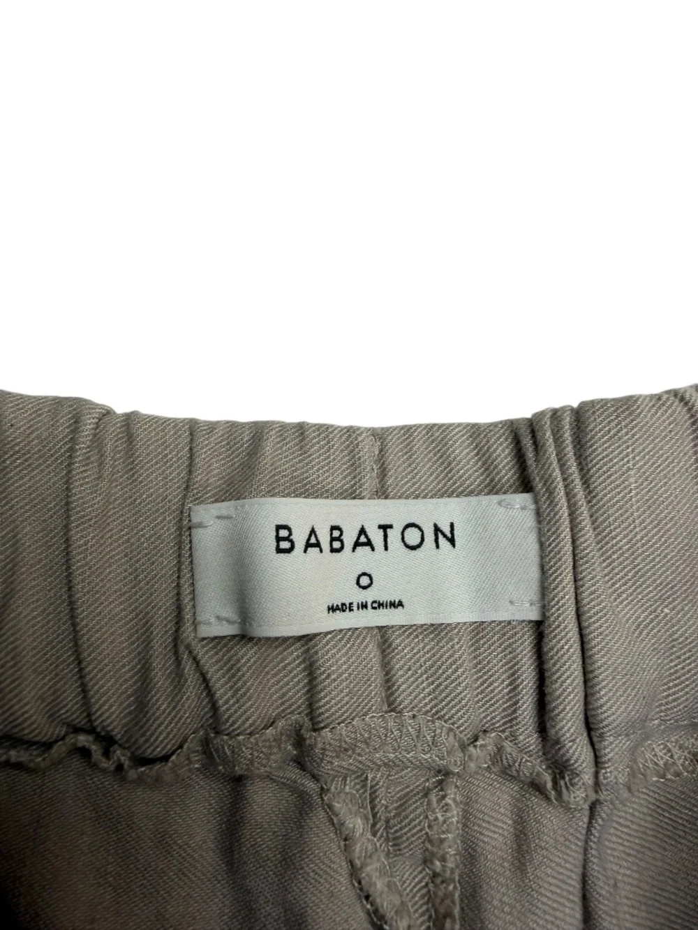 Babaton Cohen Pleated Pants Size 0 Taupe Greige Pull-On Aritzia Work